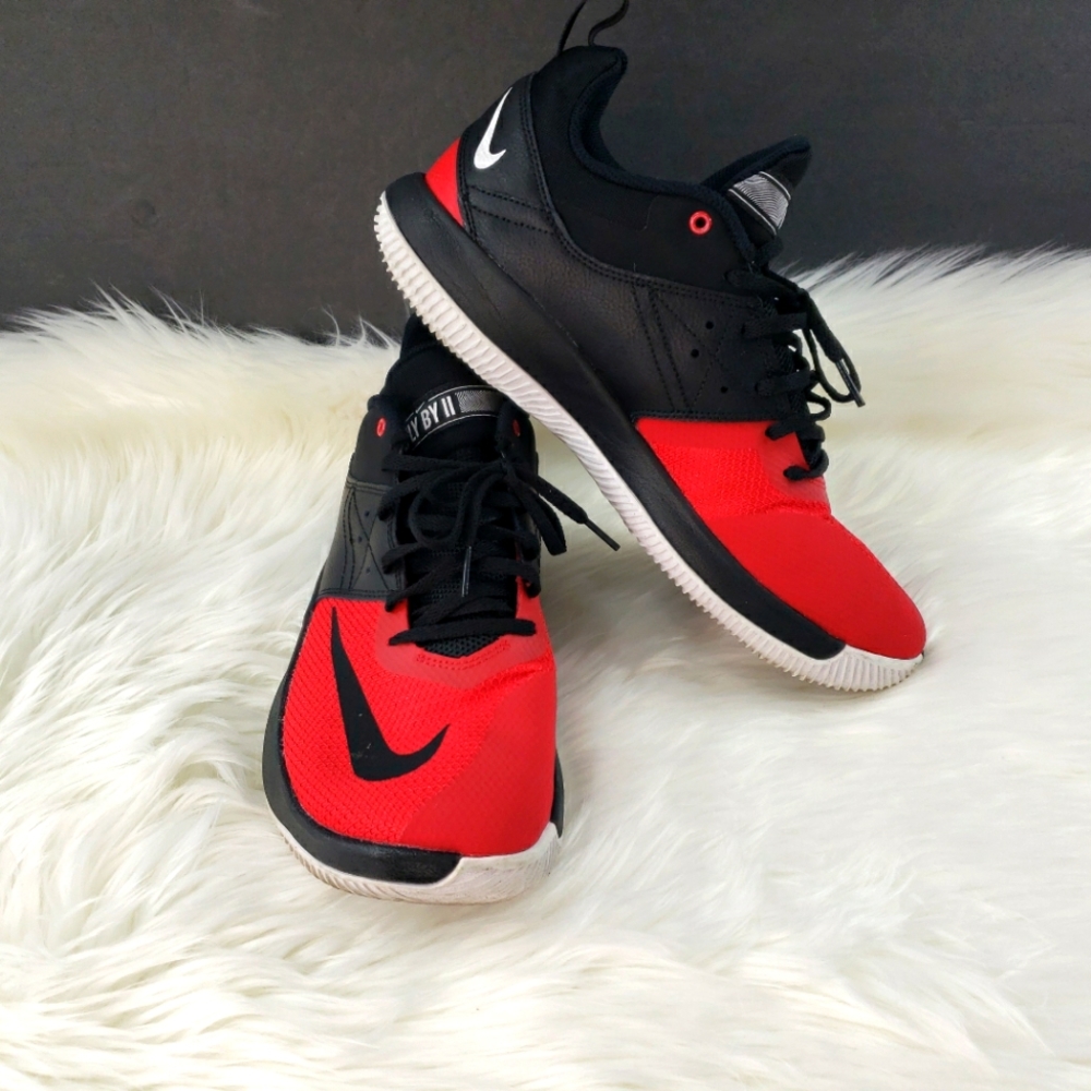 Nike Fly By II 2 AJ5902-006 Low Black Red Men's Shoes Sneakers Size 10.5